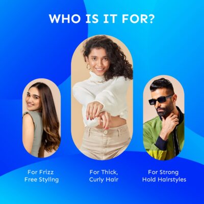 Arata Styling Hair Gel For All Hair Types | Medium to Strong Hold | Tames Flyaways & Adds Definition | Creates Slicked-Back Looks, Adds Texture with Organic Flaxseeds | 50 ML - Image 6