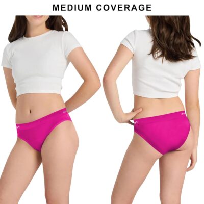Teenage Girl's Innerwear Stretchable Cotton Underwear Hipster Briefs Big Girl's Panties Combo (Assorted Prints and Colours) - Image 4