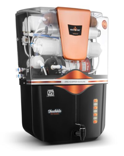 AQUA D PURE RO Water Purifier with 4 in 1 Copper Technology, 12 Liter, UV, UF, TDS Adjuster, Multisource water Compatibility, Gold - Image 2
