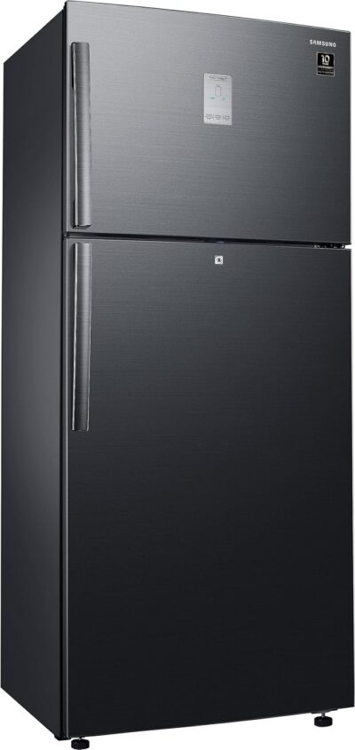Samsung 530 L, 1 Star, Optimal Fresh+, Digital Inverter, Frost Free Double Door Refrigerator (RT56C637SBS/TL, Black Inox) - Image 4