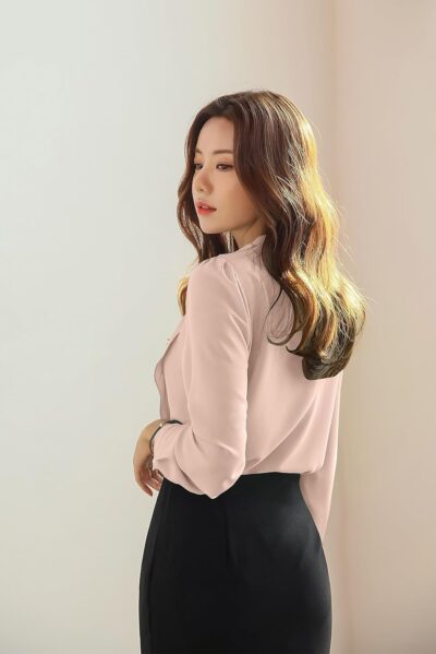 Jashudi Women's Solid Regular Fit Blouse - Image 2