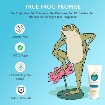 TRue FRoG Styling Gel for Curls for Curly Wavy Hair with Bamboo Extract and Jojoba Ester, Frizz Control, Silicone free, Phthalate free & Paraben free - 150ml - Image 4