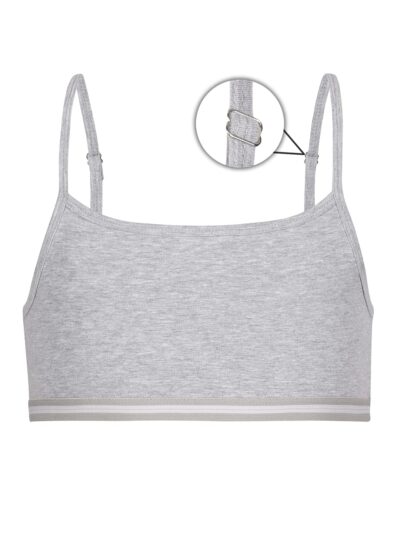 CHARM N CHERISH 4 Pack Pure Cotton Sports Bras for Girls, Non Padded Bras-Slip On Teenage Bras-Combo Pack-Solid Printed - Image 7