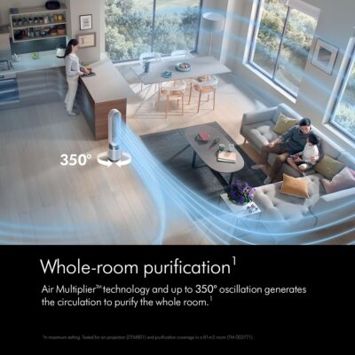 Dyson Air Purifier TP10 Cool Gen1 | Covers 600 Sq. Ft| Advanced HEPA H13 filtration|Removes 99.95% of allergens & pollutants as small as PM 0.1|Remote Control| 2 Year Warranty - Image 2