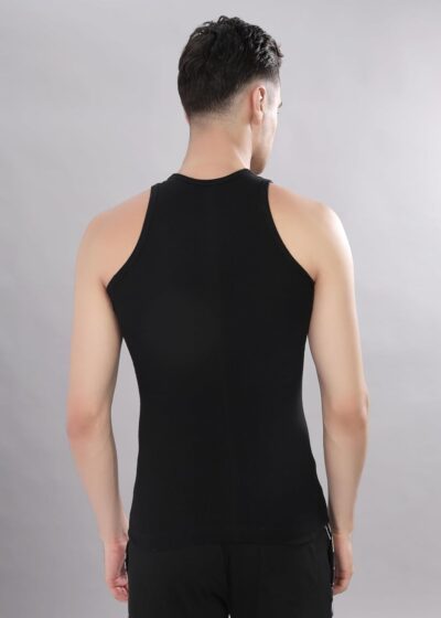 Dollar Bigboss Men's Solid Regular Fit Vest - Image 6