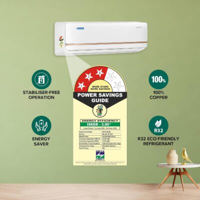 Blue Star 0.8 Ton 3 Star, 60 Months Warranty, Inverter Split AC (Copper,Convertible 5 in 1 Cooling, Multi Sensors, Dust Filter Blue Fins, Self Diagnosis, IA309TNU, White) - Image 4