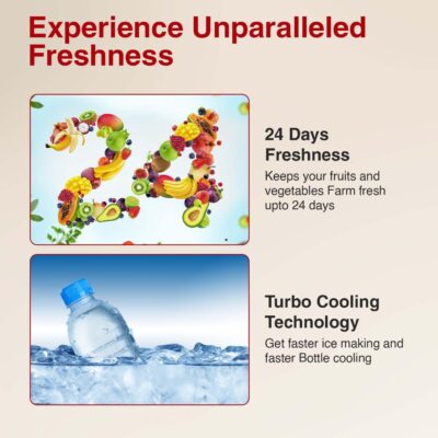 Godrej 180 L 4 Star Turbo Cooling Technology, 24 Days Farm Freshness Direct Cool Single Door Refrigerator (RD EDGENEO 207D THF MP BL, Maple Blue) - Image 5