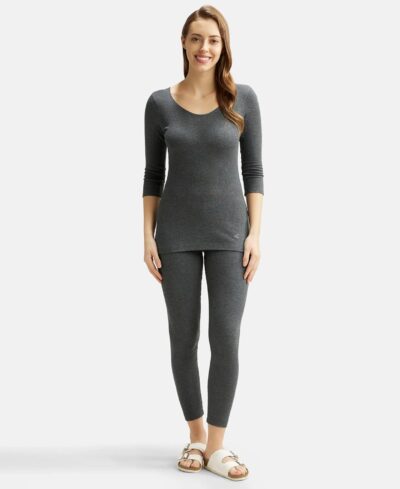 Jockey 2503 Women's Super Combed Cotton Rich Three Quarter Sleeve Thermal Top with Stay Warm Technology - Image 4