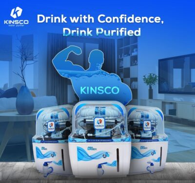 Kinsco Genuine Aqua Laser 15 Litre RO + Uv + UF + TDS Adjuster Water Purifier for home office - Image 5
