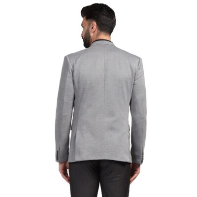 TAHVO Men Blazer Lycra Fabric Slim Fit Single Breasted Blazer - Image 4