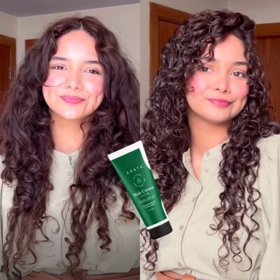 Arata Styling Hair Cream | For All Hair Types |Reduces Frizz & Tames Flyaways | Adds Soft Hold and Control to Short Hair | No Sulphate,Paraben,Silicone | 50ml - Image 2