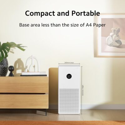 Xiaomi 4 Lite Smart Air Purifier for Home, AQI Display, HEPA & Carbon Filter, trap 99.99% Virus Dust & Odor, Large coverage area up to 462 Sq ft, App Control, RoHS & Allergy Care Certified, Alexa & GA - Image 9