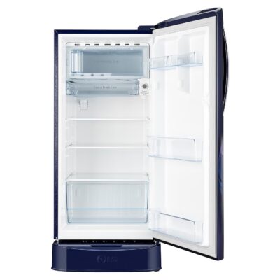 LG 201 L 5 Star Direct Cool Smart Inverter Compressor Single Door Refrigerator (GL-D211HBIZ, Blue ILAN, Fast Ice Making, Auto Smart Connect with Base Stand Drawer) - Image 11