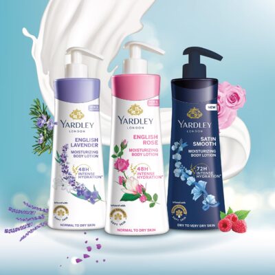 Yardley London English Rose Moisturizing Body Lotion With Germ Shield| Infused With Rose & Geranium Oil| Daily Use Hand & Body Lotion With Vitamin C & B3 For Women| 400ml - Image 8