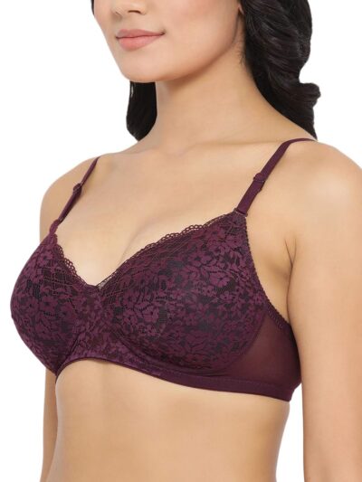 Clovia Women's Net Lightly Padded Wire Free Full Cup Coverage Bra - Image 6