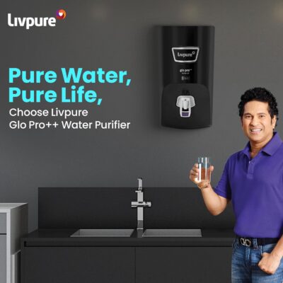 Livpure GLO PRO++ RO+UV+UF | Water Purifier for Home - 7 L Storage | Free Standard Installation | Suitable for Borewell, Tanker, Municipal Water | Black - Image 2