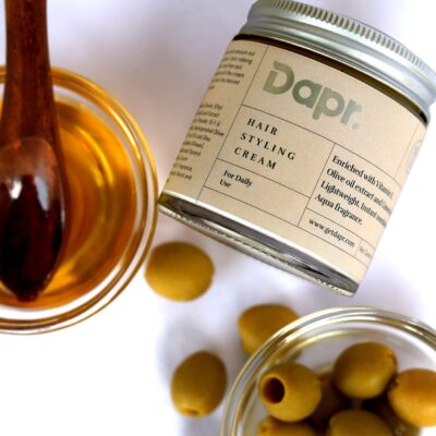 Dapr. Hair Styling Cream (100 grams) for Daily use | Enriched with Olive oil extract and Linseed oil | - Image 8