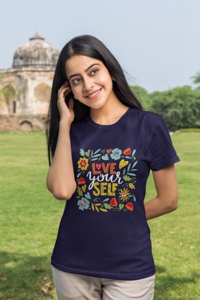 Reifica Women's Cotton Half Sleeve Regular Fit Printed Tshirts for Women/Girls Combo Pack of 2 - Image 3