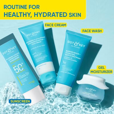 Dot & Key Blueberry Hydrate Barrier Repair Sunscreen Spf 50+,Pa++++|For Dry&Sensitive Skin|Non - Greasy Finish|No White Cast|Uv & Blue Light Protection|Broad Spectrum|For Women&Men|50G, 1 Count - Image 8