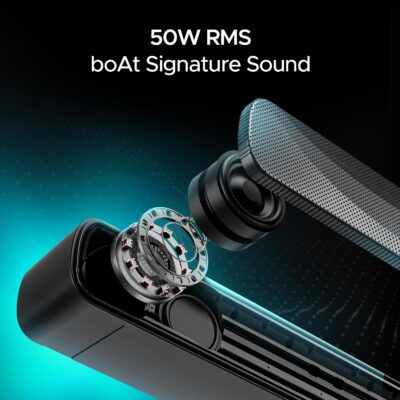 boAt Aavante Bar A1040 Bluetooth 2.1 Channel Soundbar with 50 W Signature Sound, Bluetooth v5.3, Multi-Compatibility & Master Remote Control (Premium Black) - Image 2