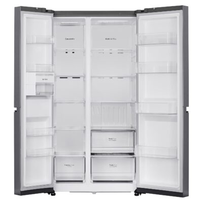 LG 650 L Frost Free Smart Inverter Double Door Side By Side Refrigerator(, Gl-B257Hds3, Dazzle Steel, Convertible) - Image 17