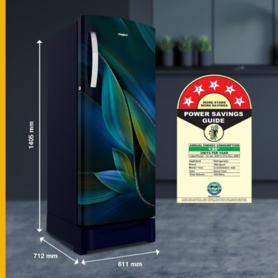 Whirlpool 236 L 5 Star Frost Free Inverter Direct-Cool Single Door Refrigerator (Auto Defrost, 5 Star Rated, 260 IMPRO PLUS ROY 5S INV BLUE BREEZE-Z) - Image 7