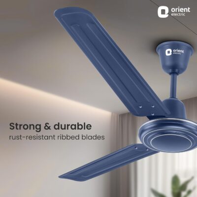 Orient Electric Apex-FX Ceiling Fan | 1200mm BEE Star Rated Ceiling Fan | Strong and Powerful Ceiling Fan | Outstanding Performance | 2 Years Warranty by Orient | BLUE - Image 3