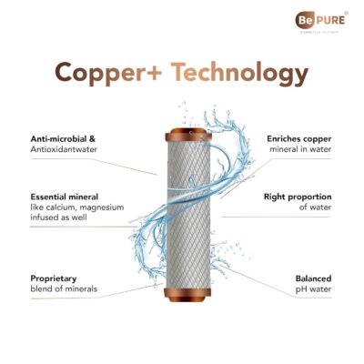 Bepure Ace ISI Mark Hot and Normal 9L RO+UV+UF+TDS+ Copper Alkaline Water Purifier with hot water function| 8 Stage Water Purification| Best for home| Works Up to 3000 ppm TDS - Image 5