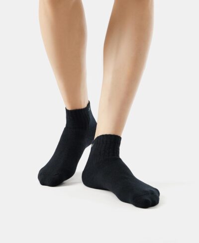 Jockey 7036 Men's Compact Cotton Terry Ankle Length Socks With Stay Fresh Treatment (Pack of 3) - Image 10