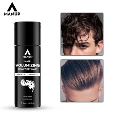 Man-Up Hair Volumizing Powder Wax For Men 10gm | Strong Hold With Matte Finish Hair Styling | All Natural & Zero Toxin Hair Styling Powder | Vegan & Cruelty Free - Image 5