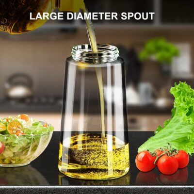 Kettlekane 500ml 2 in 1 Olive Oil Sprayer and Oil Dispenser Bottle for Kitchen, Glass Oil Bottle with Premium Nozzle, Oil Sprayer for Air Fryer, Salad,BBQ,Roasting (Multi Color) (Pack of 1) - Image 6