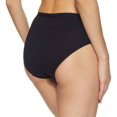 Van Heusen Women's Cotton Solid And Slub Hipster Briefs - Pack Of 2 - Image 3