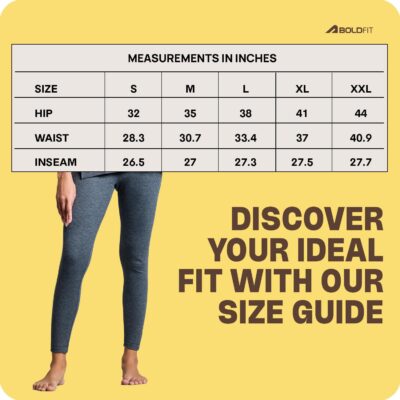 Boldfit Bottom Thermal Wear for Women Regular Fit Leggings Winter Wear for Women Natural Insulation Lower Body Warmer for Women Cotton-Viscose Thermals - Image 2