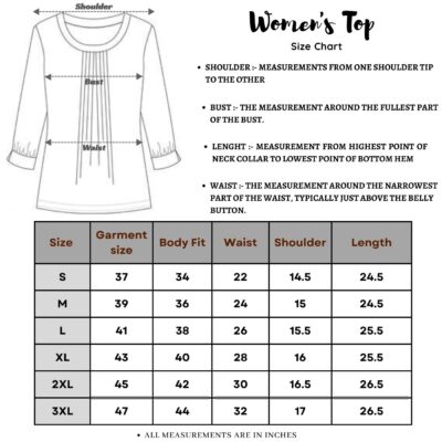 OM SAI LATEST CREATION Women Solid Western Top with Half Sleeves for Office Wear, Casual Wear, Top for Women. - Image 5