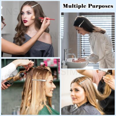 INSIME Alligator Section clips for hair styling | Salon Hair clips for hair styling hair section clips for women | Steel crocodile clips, duckbill clips or alligator clips for hair styling for women - Image 7