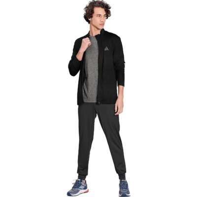 London Hills Full Sleeve Polyester Full Zip with Pocket Solid Men's Sports Track Standard Length Jacket - Image 4