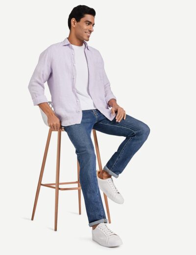 Amazon Brand - Symbol Men's Solid Cotton T Shirt | Round Neck | Half Sleeve | Plain-Regular Fit (Available in Plus Size) - Image 3