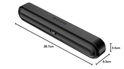 boAt Aavante Bar 490 10W Signature Sound, Dual Full-Range Drivers,7 HRS Battery, Built-in Mic,2.0 CH, TWS Feature,Multi Connect, Bluetooth Sound Bar, Soundbar Speaker (Classic Black) - Image 8