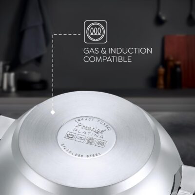 Prestige Platina Popular Stainless Steel 3PCS BYK Set Cookware - Image 5