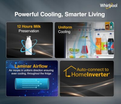 Whirlpool 192 L 4 Star Icemagic Powercool Direct-Cool Single Door Refrigerator with Base Drawer (215 IMPC ROY 4S SAPPHIRE MULIA-Z) - Image 9