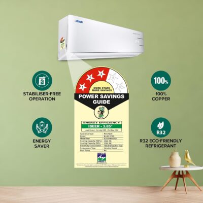 Blue Star 1 Ton 3 Star, 60 Months Warranty, Inverter Split AC (Copper, Convertible 5 in 1 Cooling, Multi Sensors,Blue Fins, Self Diagnosis, IE312YNU, White) - Image 4