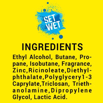 SET WET Deodorant For Men Cool Avatar Refreshing Mint, 150ml (Pack of 2) - Image 5