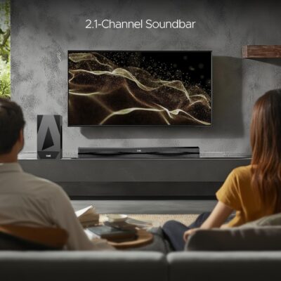 boAt Aavante Bar Orion Plus, 160W Signature Sound, 2.1CH,Multi-Compatibility, Attractive Design, EQ Modes & Master Remote Control, Bluetooth Sound Bar, Home Theatre Soundbar Speaker (Midnight Black) - Image 3