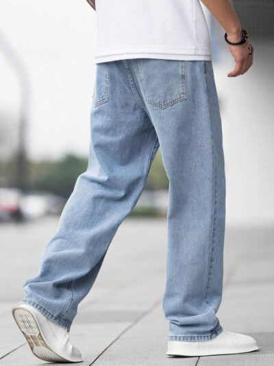 Lymio Men's Loose Jeans || Men's Jeans Pants || Denim Jeans || Baggy Jeans for Men (Jeans-06-07-08) - Image 4