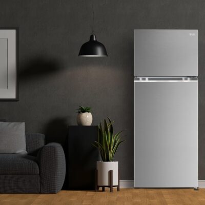 LG 272 L 3 Star Frost-Free Smart Inverter Compressor Double Door Refrigerator (GL-S312SPZX, Shiny Steel, Convertible & Multi Air Flow Cooling) - Image 7
