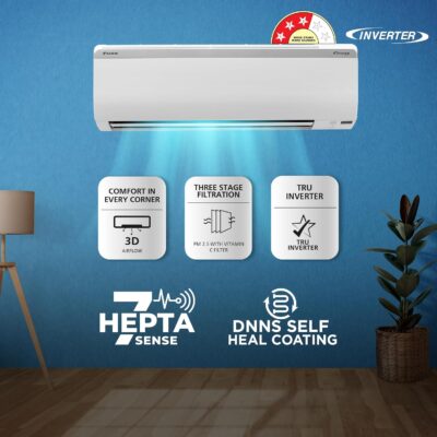 Daikin 1.5 Ton 3 Star Inverter Split AC (Copper, PM 2.5 Filter, Triple Display, Dew Clean Technology, Coanda Airflow, 2024 Model, MTKL50U, White) - Image 3
