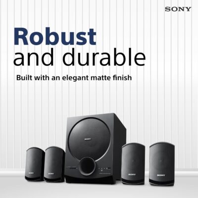 Sony New SA-D40M2 4.1ch Home Theatre Speaker with 100W Power Output and Powerful Subwoofer - Black - Image 4