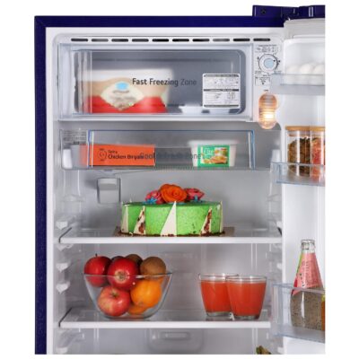 LG 185 L, 4 Star, Smart Inverter, Direct-Cool Single Door Refrigerator (GL-B199OBEY, Blue Euphoria, Smart Connect & Fast Ice Making) - Image 10