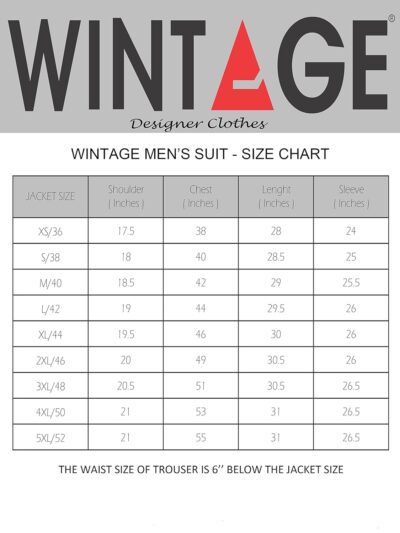 WINTAGE Men's Poly Blend Notched Lapel Black Tuxedo 3Pc Suit - Image 7