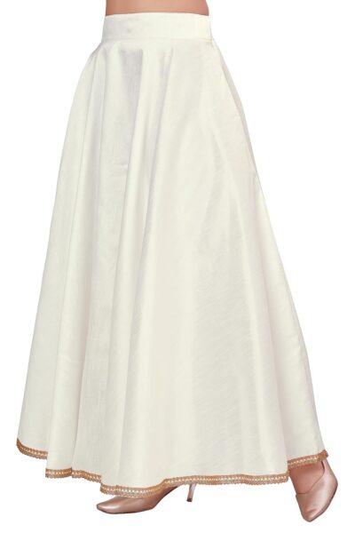 Studio Shringaar Women's Poly Silk Skirt/Lehenga With 8 Meters Maxi Flare (Double Ghera) - Image 3